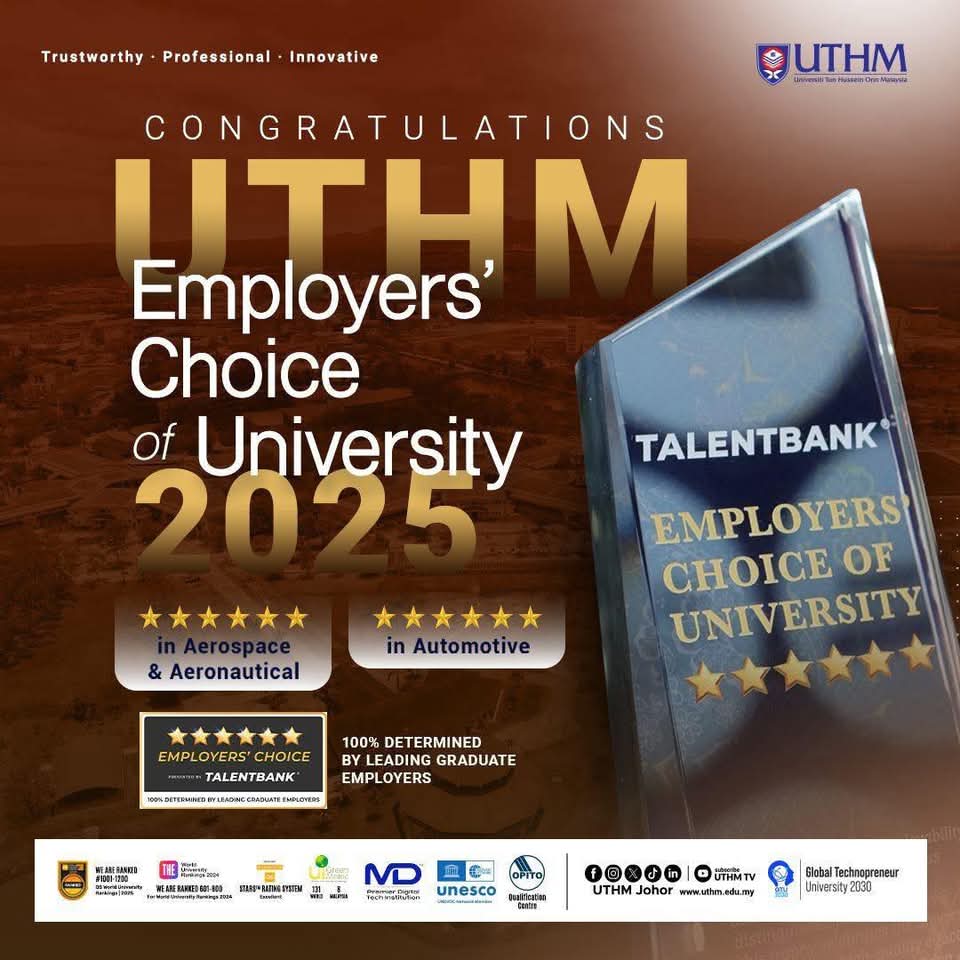 UTHM Employer Choice of University  2025