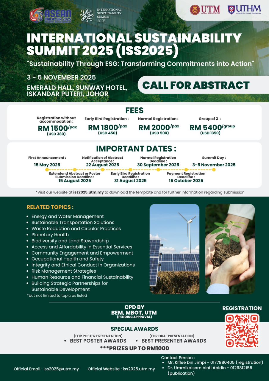 International Sustainability Summit 2025 ISS2025