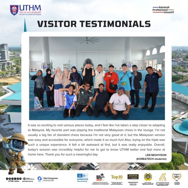 testimoni_edutourism_korean_UTHM-Masjid-sultan-ibrahim